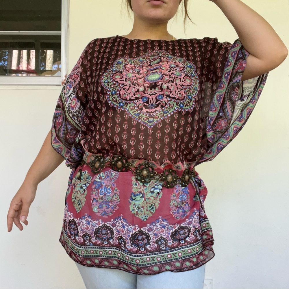 Bohemian Sheer Tunic ‘She’s Cool’